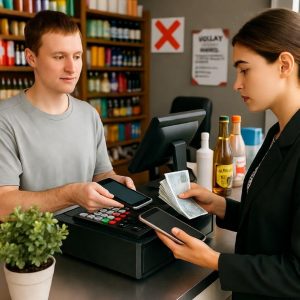 cash and digital payments