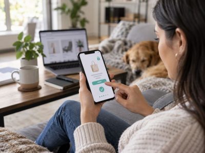 making an online purchase